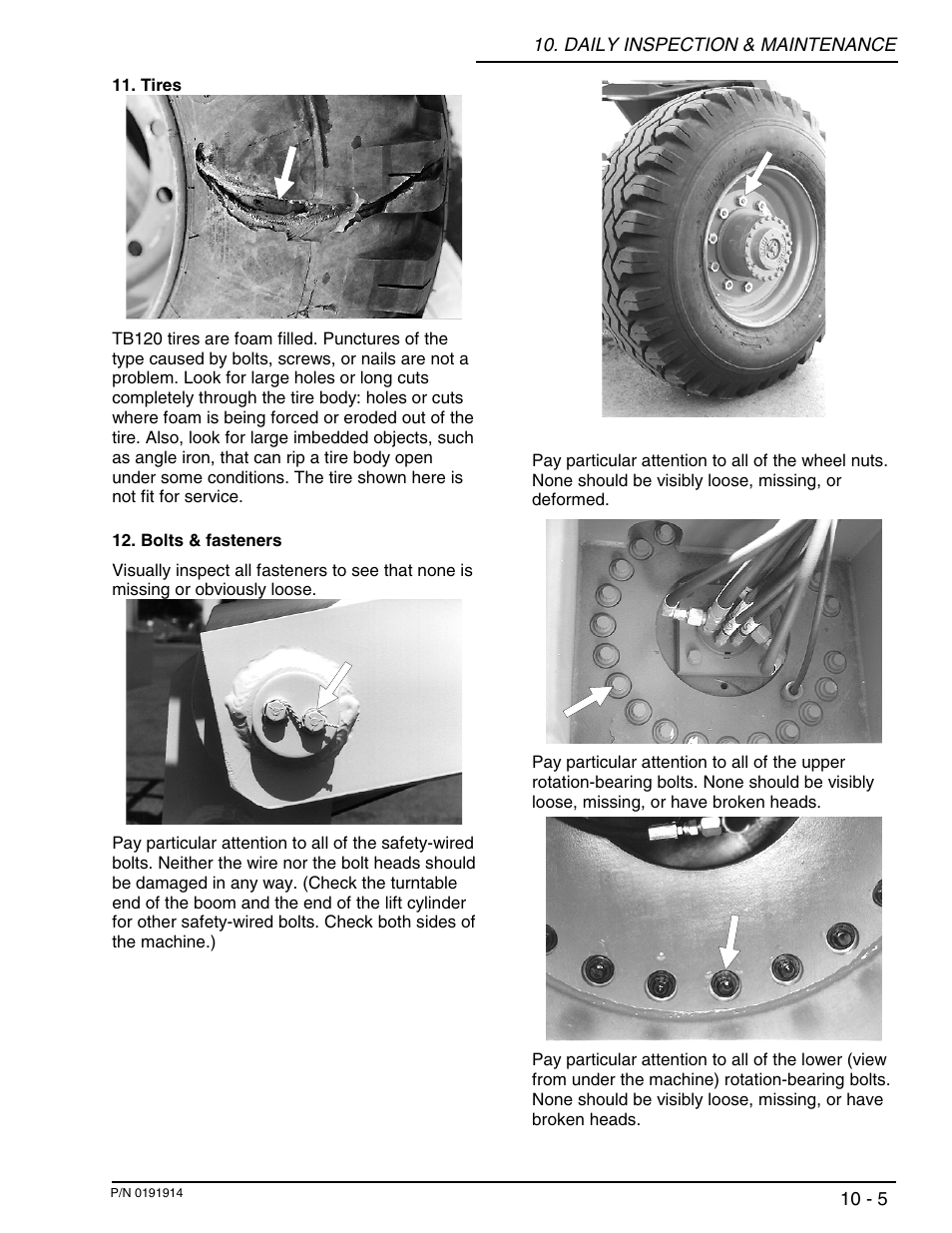 Snorkel TB120 2001 User Manual | Page 63 / 90