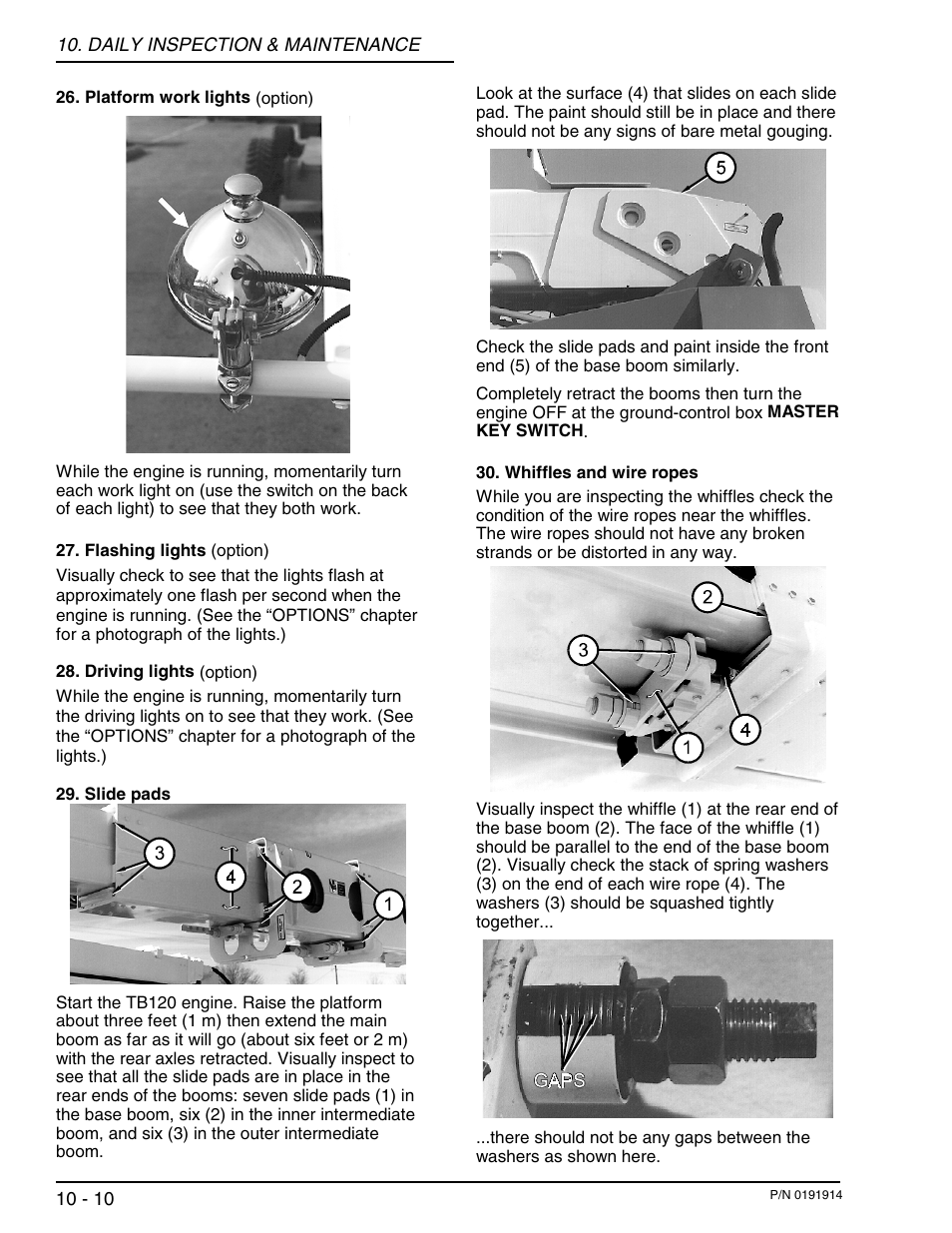 Snorkel TB120 2001 User Manual | Page 68 / 90