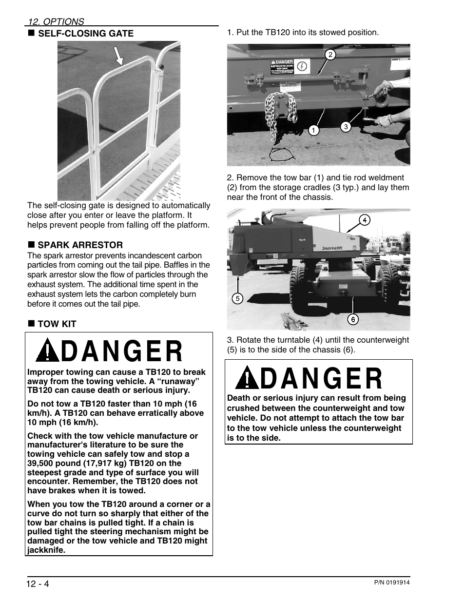 Snorkel TB120 2001 User Manual | Page 79 / 90