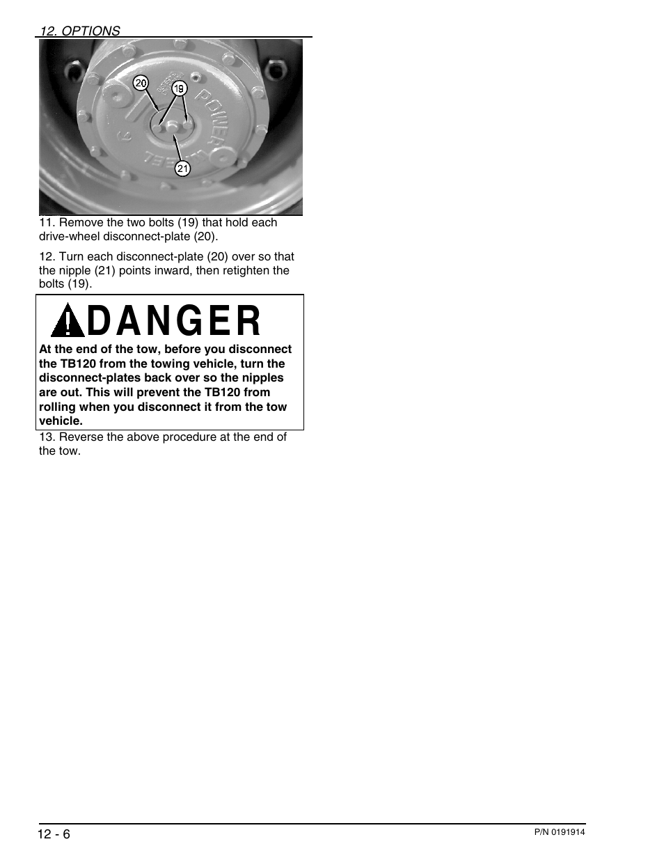 Snorkel TB120 2001 User Manual | Page 81 / 90