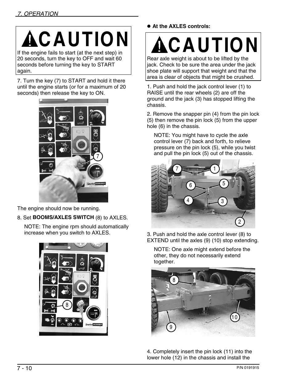 C a u tio n | Snorkel TB126J User Manual | Page 43 / 83