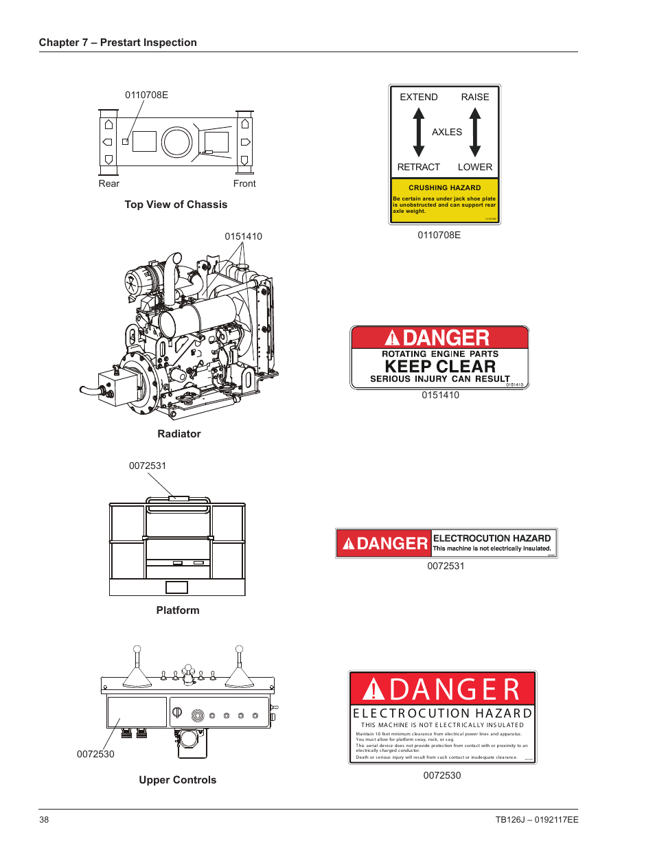 Dang e r | Snorkel TB126J CE User Manual | Page 42 / 70