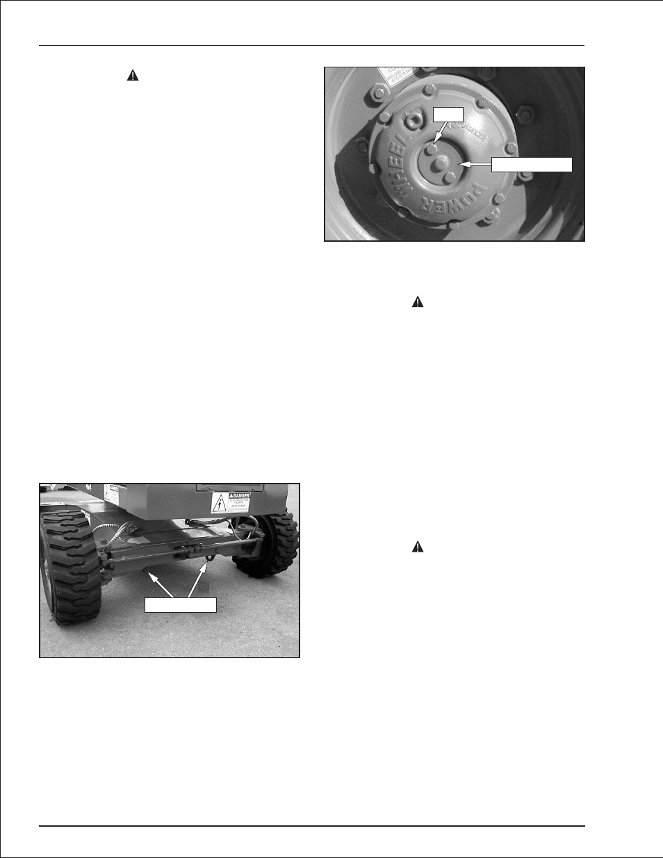 Winching 9-2, Hoisting 9-2, Hoisting, 9-2 | Lifting devices, 9-2, Lifting lugs, 9-2, Tie-down lugs, 9-2, Winching, 9-2, Winching -2 hoisting -2, Danger, Chapter 9. stowing and transporting | Snorkel TB37 2001 User Manual | Page 44 / 58
