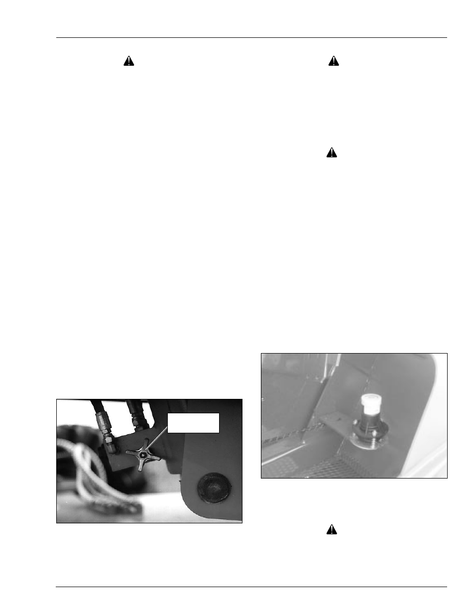 Danger, Warning | Snorkel TB50 CE 6/06 User Manual | Page 35 / 68