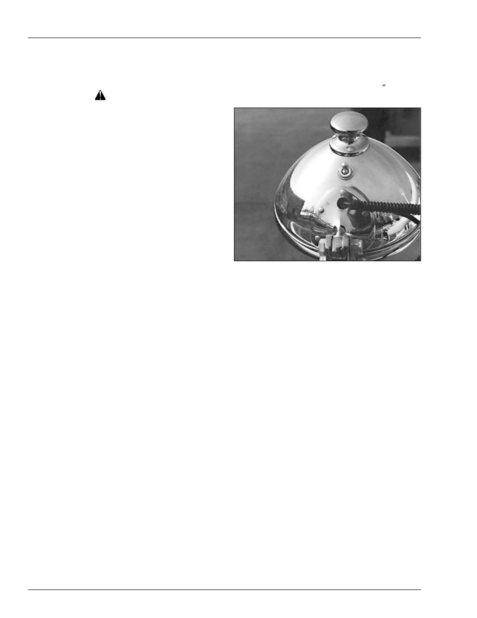 Caution | Snorkel TB50 CE 6/06 User Manual | Page 50 / 68
