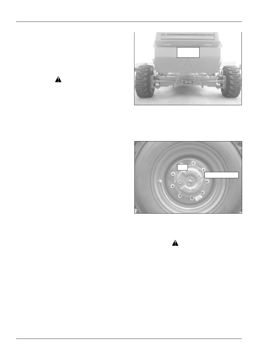 Warning, Danger | Snorkel TB50 CE 6/06 User Manual | Page 52 / 68