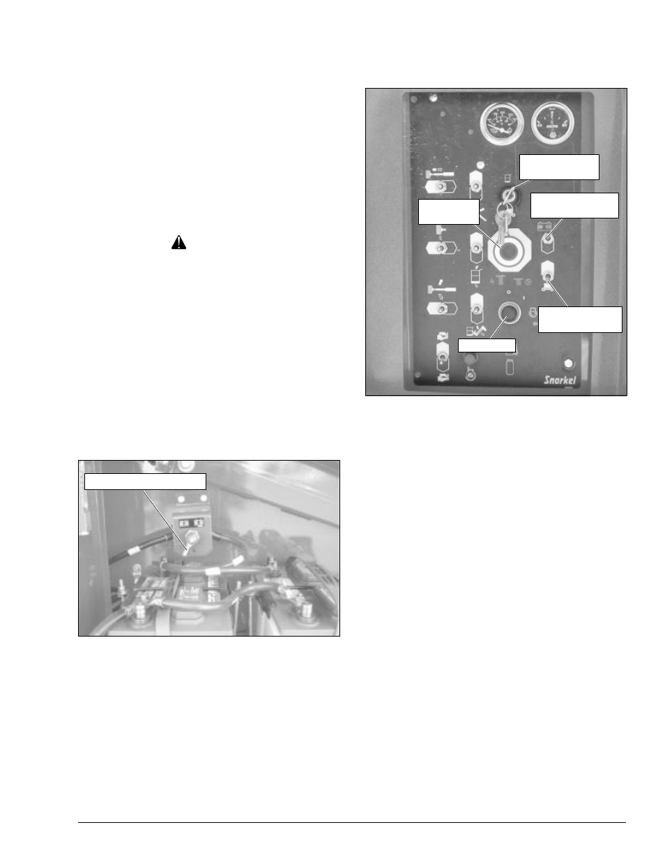 Chapter 10 – emergency operation, Caution | Snorkel TB50 CE 6/06 User Manual | Page 55 / 68