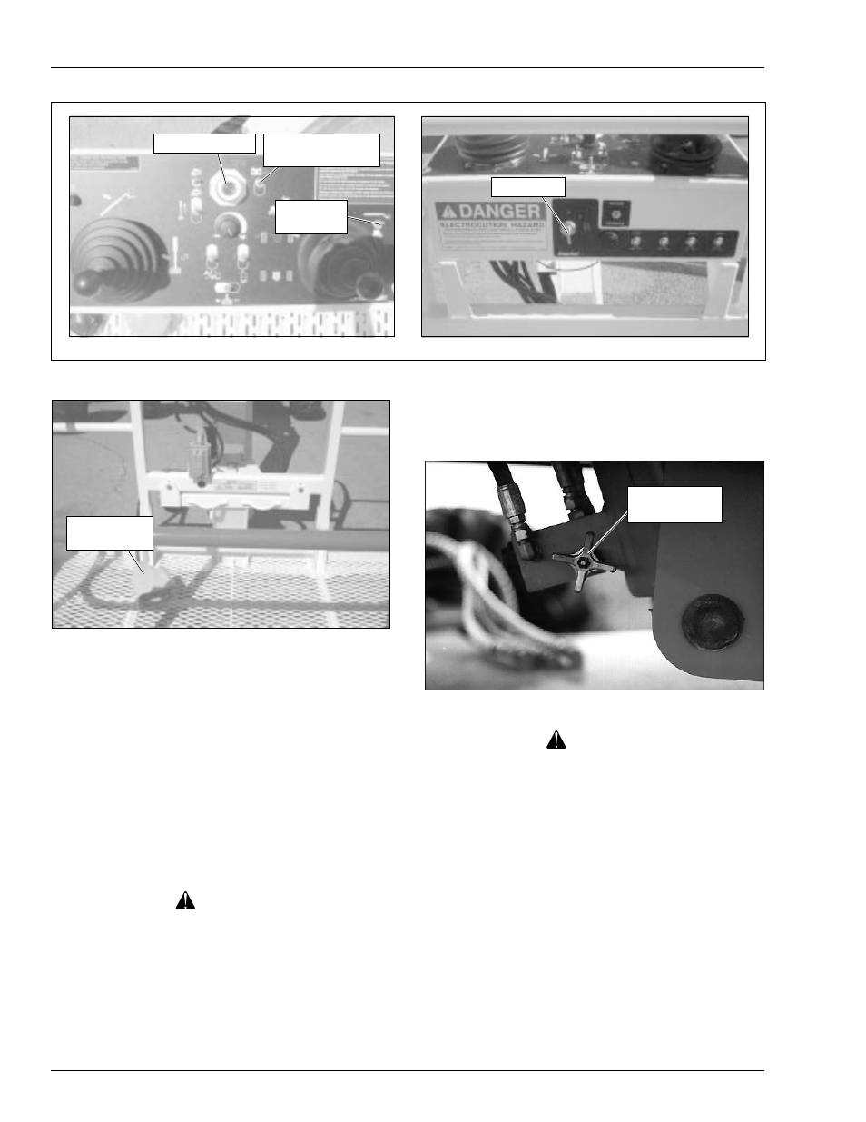Danger, Warning | Snorkel TB50 CE 6/06 User Manual | Page 56 / 68