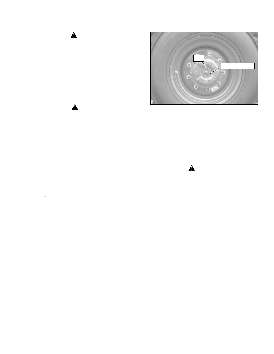 Warning, Danger | Snorkel TB50 CE 6/06 User Manual | Page 57 / 68
