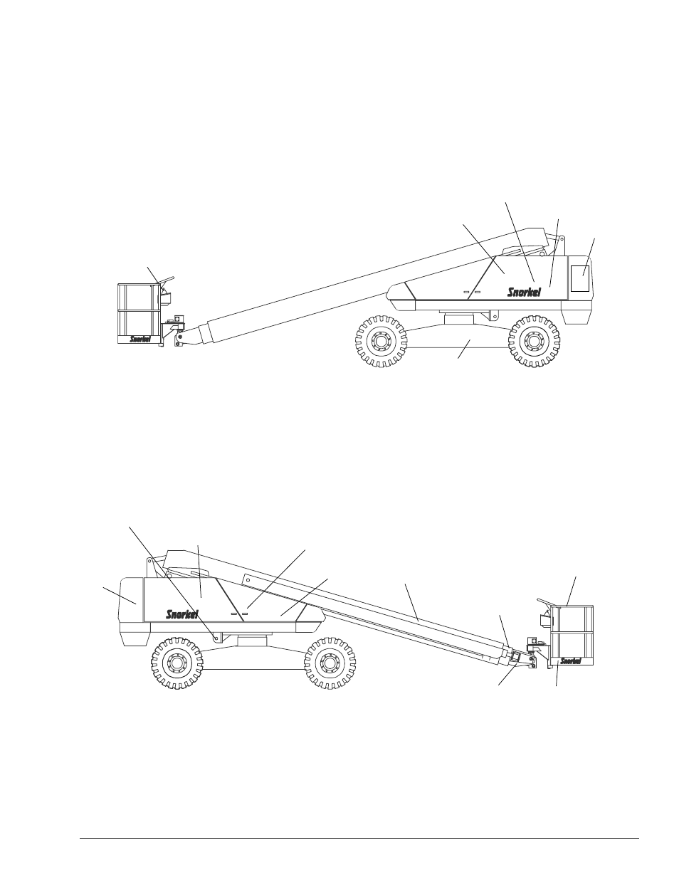 Chapter 2 – specifications, Component identification | Snorkel TB50 CE 11-05 User Manual | Page 7 / 68