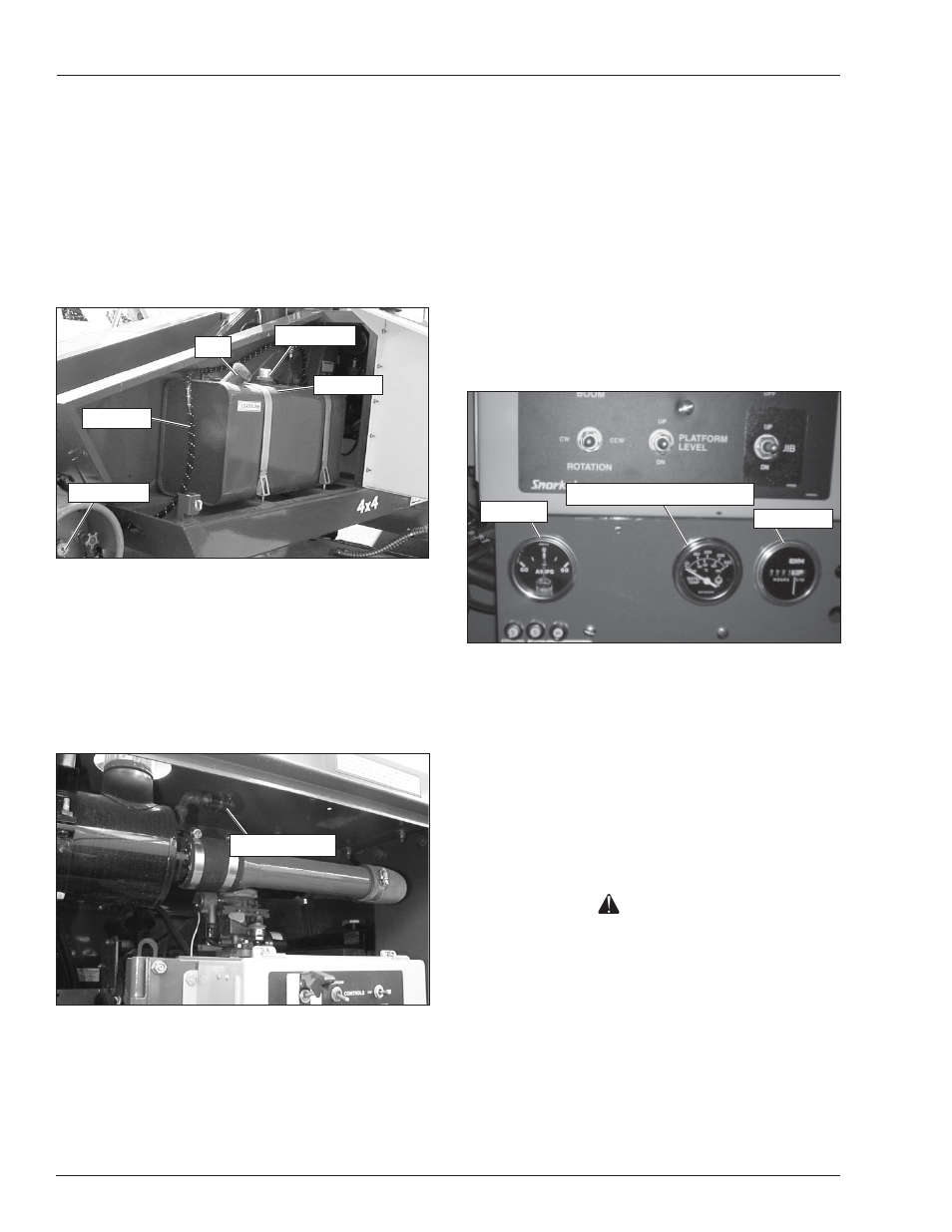 Warning | Snorkel TB42J User Manual | Page 30 / 68