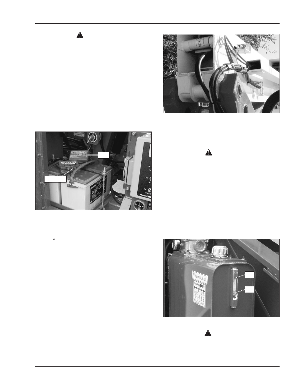 Caution, Danger | Snorkel TB42J User Manual | Page 31 / 68