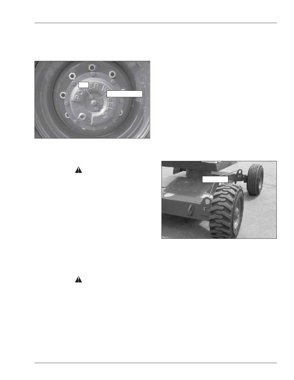 Warning | Snorkel TB42J User Manual | Page 53 / 68