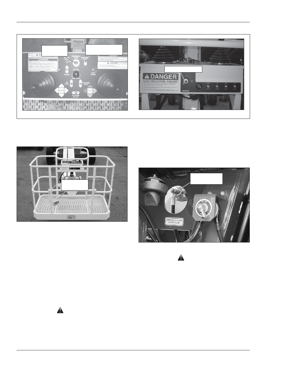 Danger, Warning | Snorkel TB42J User Manual | Page 56 / 68