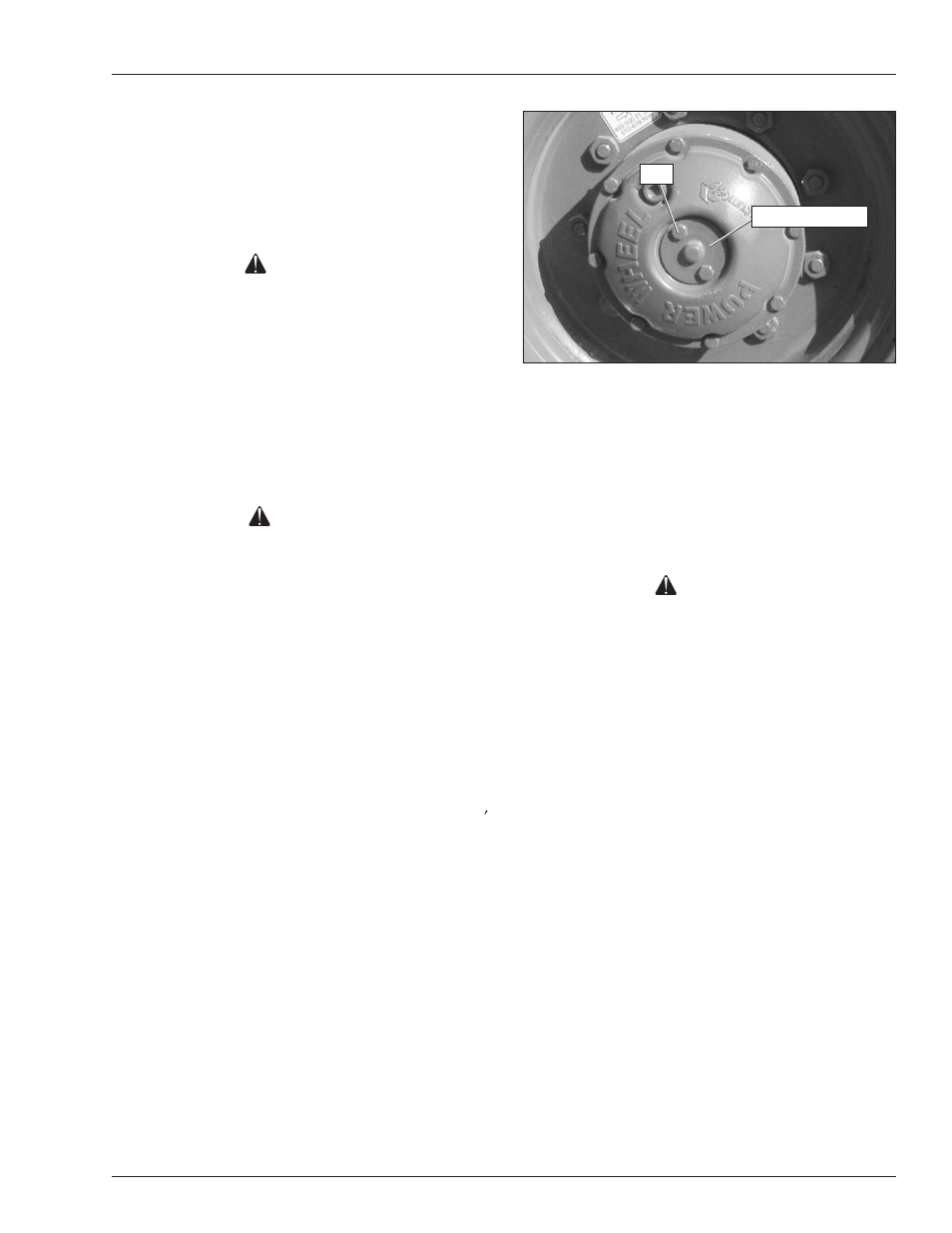 Warning, Danger | Snorkel TB42J User Manual | Page 57 / 68