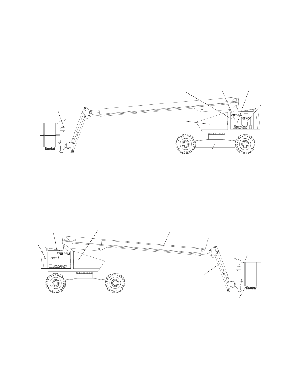 Chapter 2 – specifications, Component identification | Snorkel TB42J User Manual | Page 7 / 68