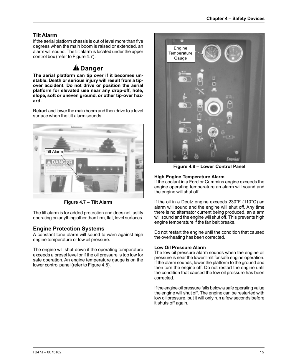 Danger | Snorkel TB47J User Manual | Page 19 / 72