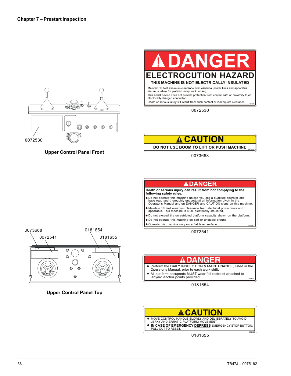 Caution | Snorkel TB47J User Manual | Page 42 / 72