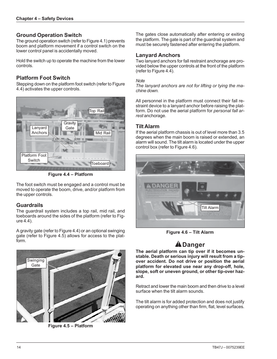 Danger | Snorkel TB47J CE User Manual | Page 18 / 66