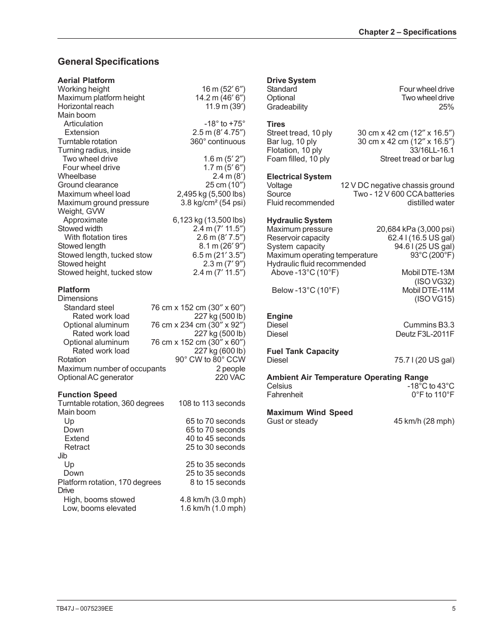 Snorkel TB47J CE User Manual | Page 9 / 66