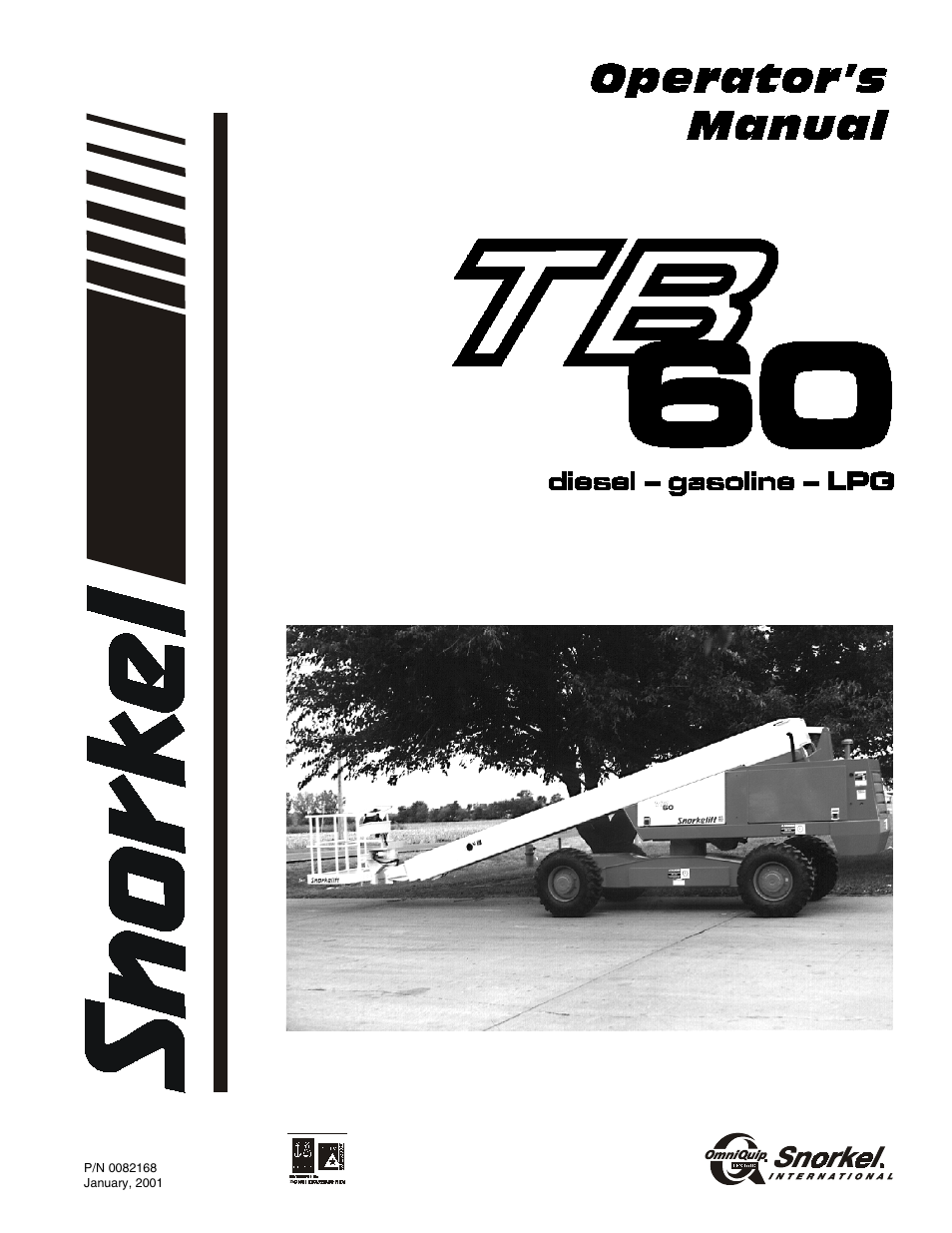 Snorkel TB60 2001 User Manual | 80 pages