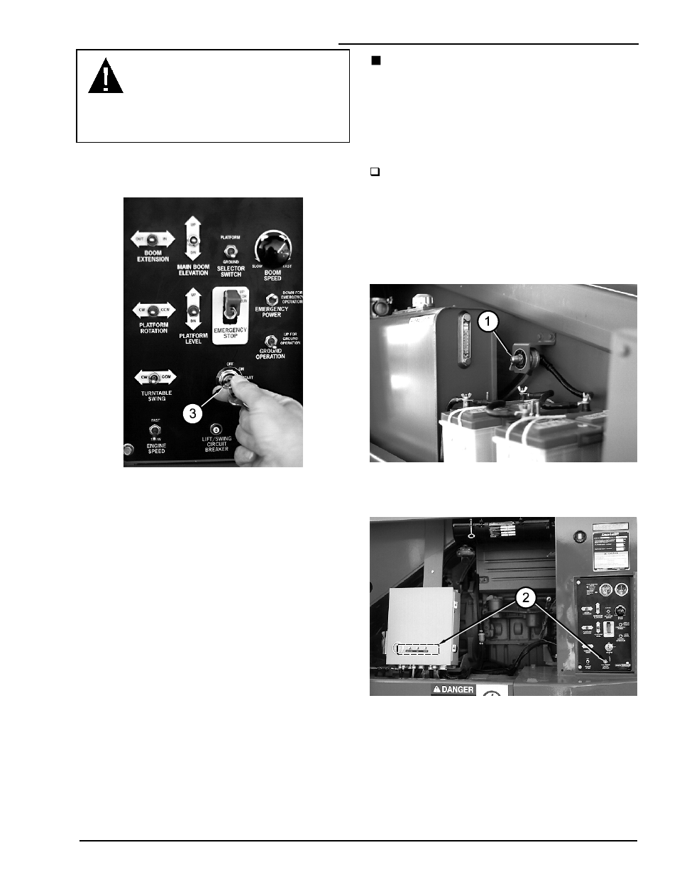 C a u tio n | Snorkel TB60 2001 User Manual | Page 37 / 80