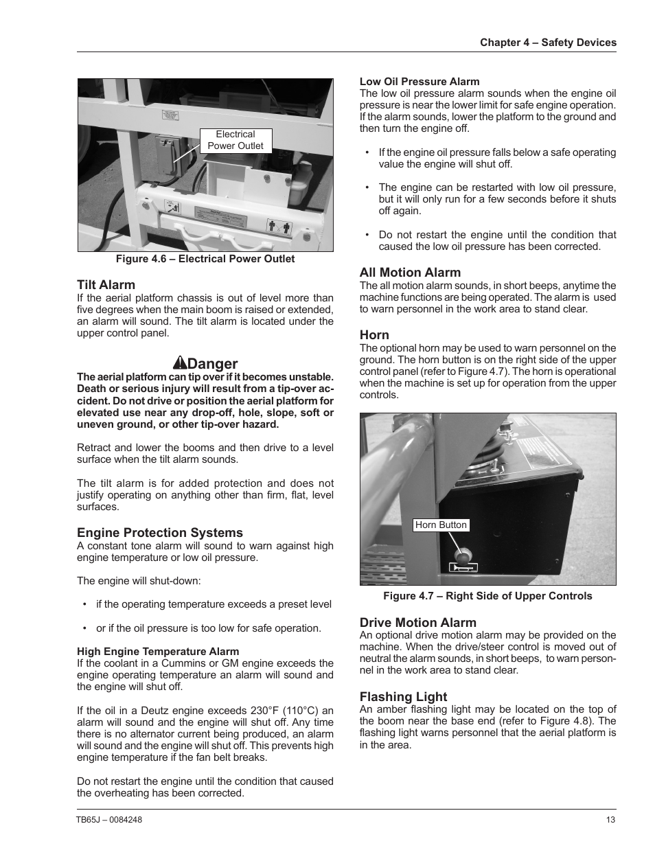 Danger | Snorkel TB65J User Manual | Page 17 / 74