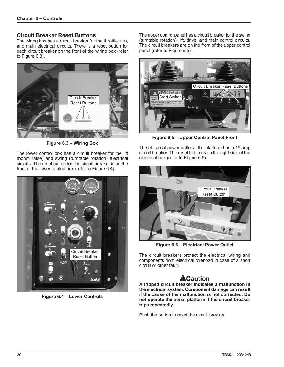 Caution | Snorkel TB65J User Manual | Page 24 / 74