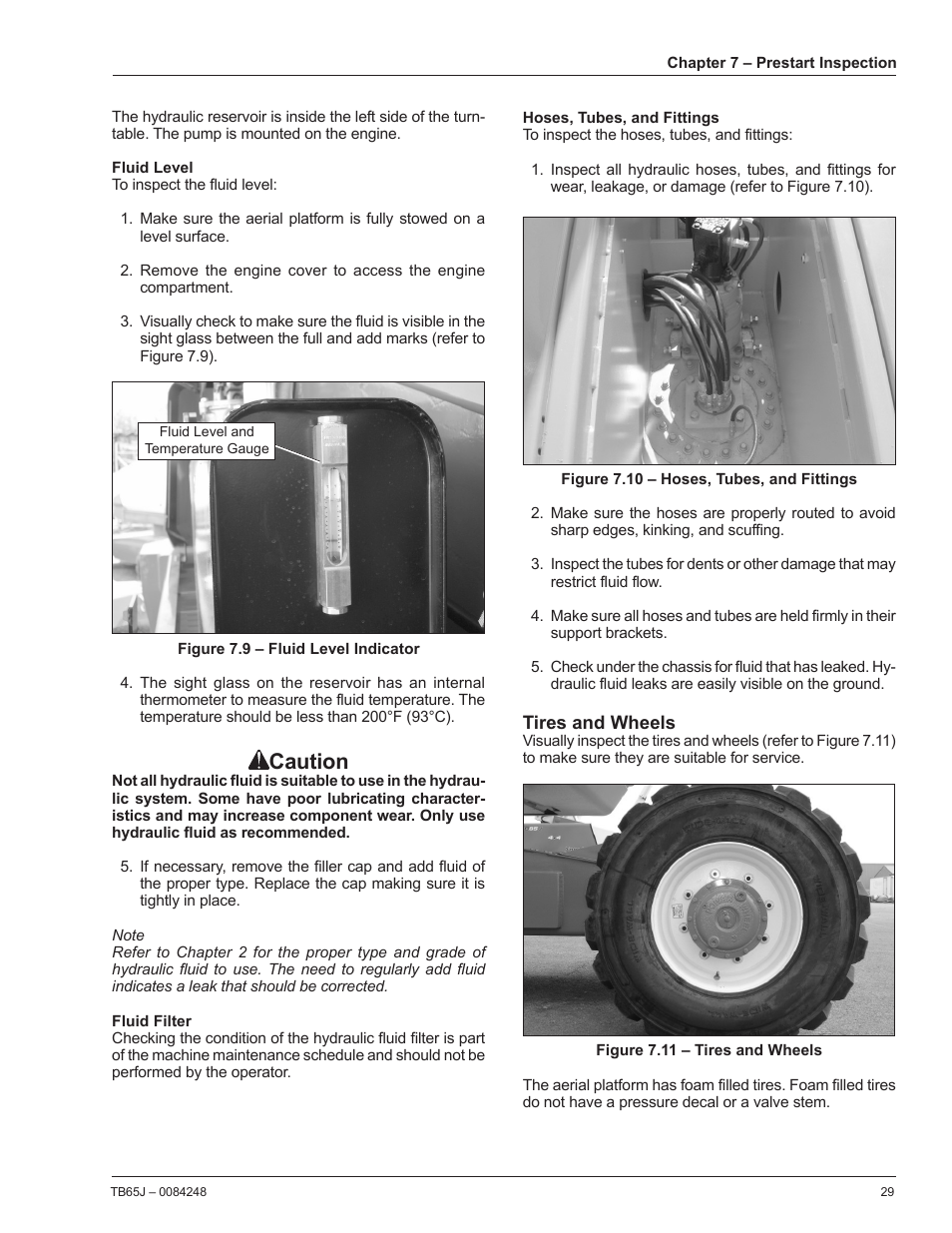 Caution | Snorkel TB65J User Manual | Page 33 / 74