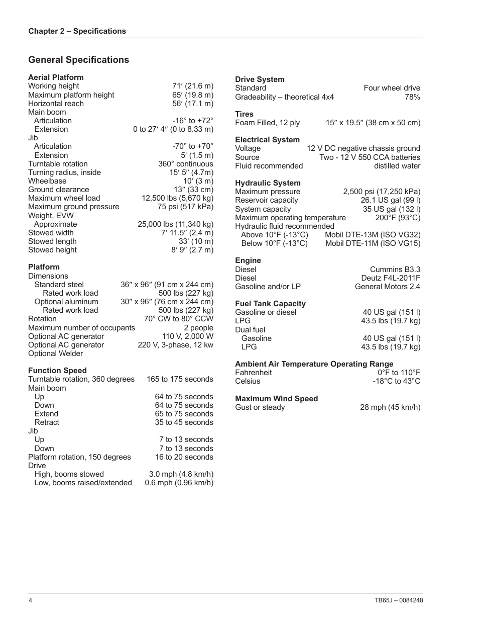 Snorkel TB65J User Manual | Page 8 / 74