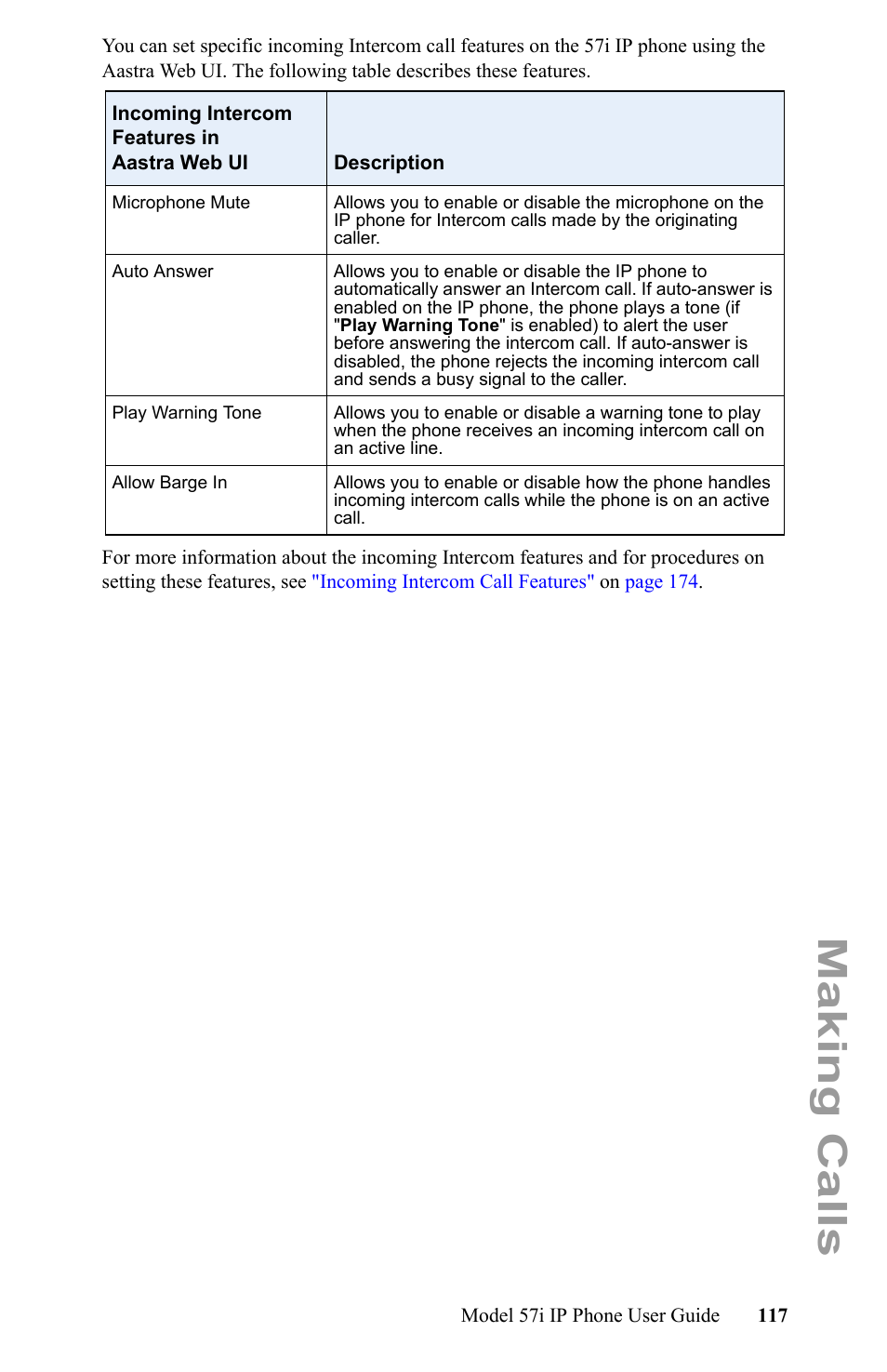 Making calls | Aastra Telecom IP Phone User Manual | Page 125 / 210