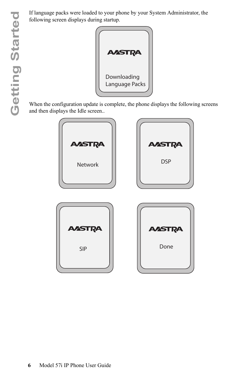 Getting started | Aastra Telecom IP Phone User Manual | Page 14 / 210