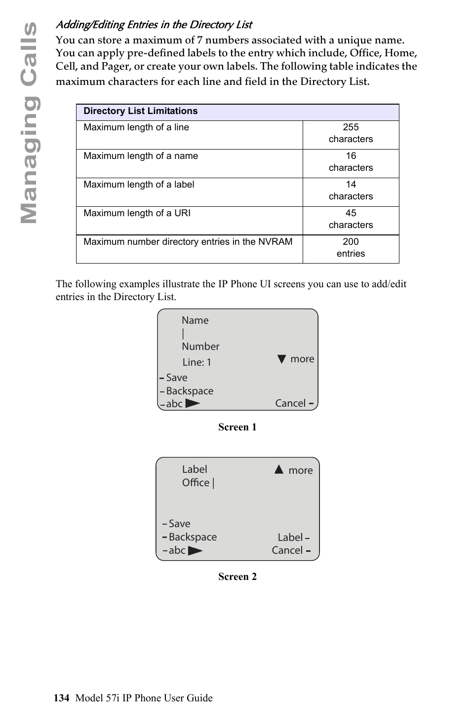 Managing calls | Aastra Telecom IP Phone User Manual | Page 142 / 210