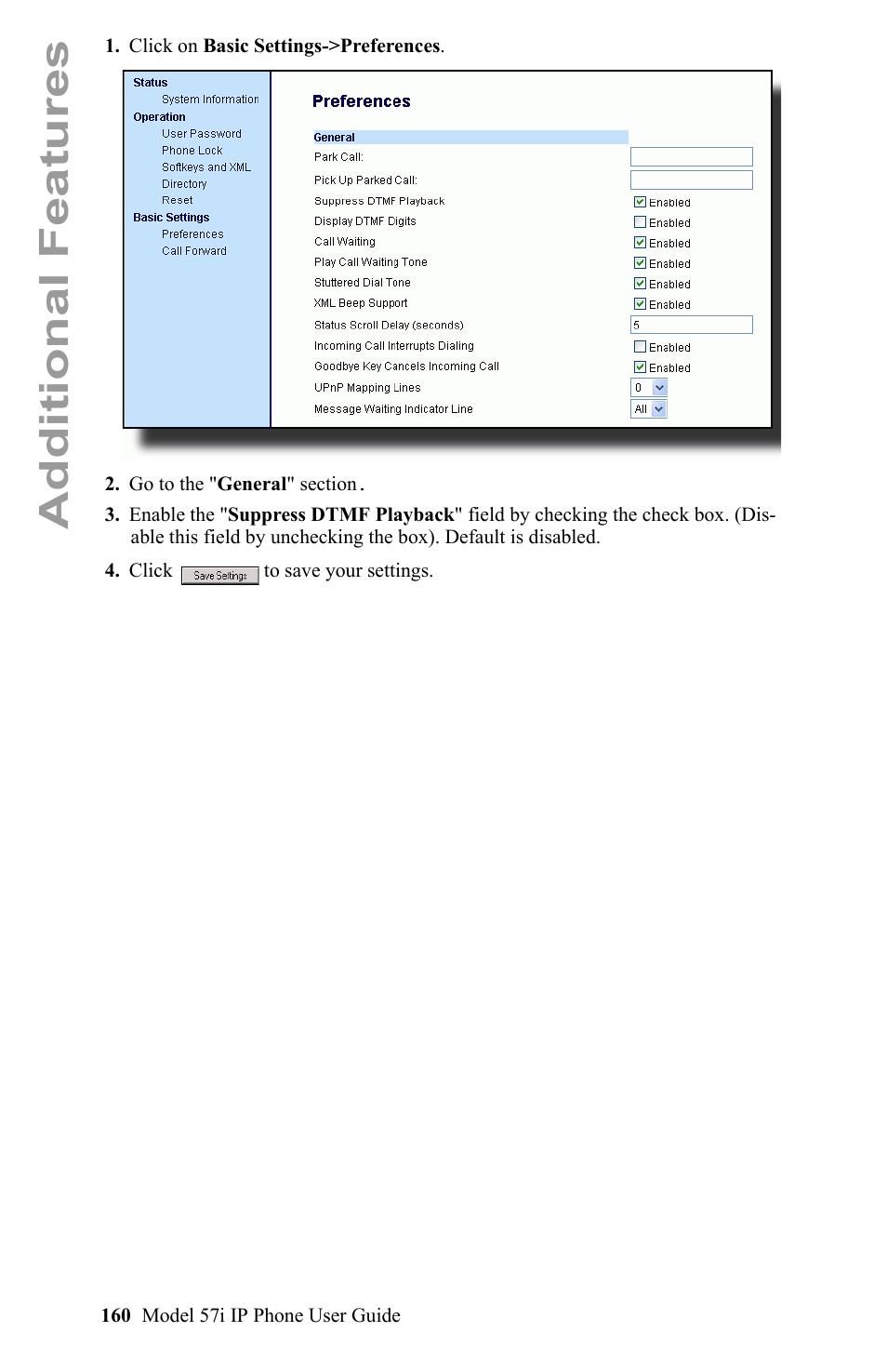 Additional features | Aastra Telecom IP Phone User Manual | Page 168 / 210