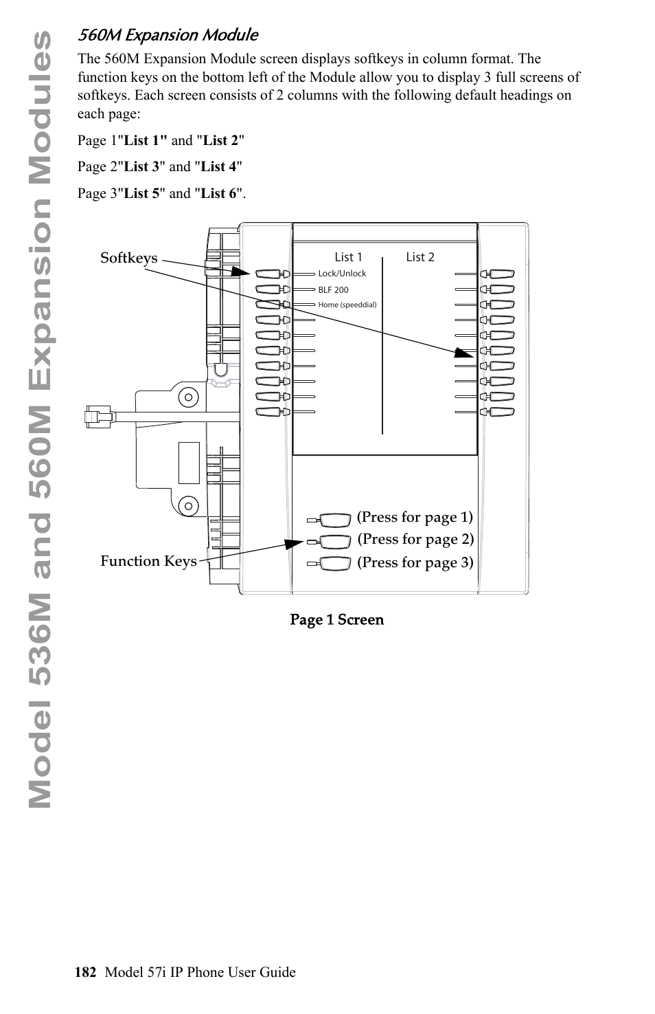 560m expansion module | Aastra Telecom IP Phone User Manual | Page 190 / 210