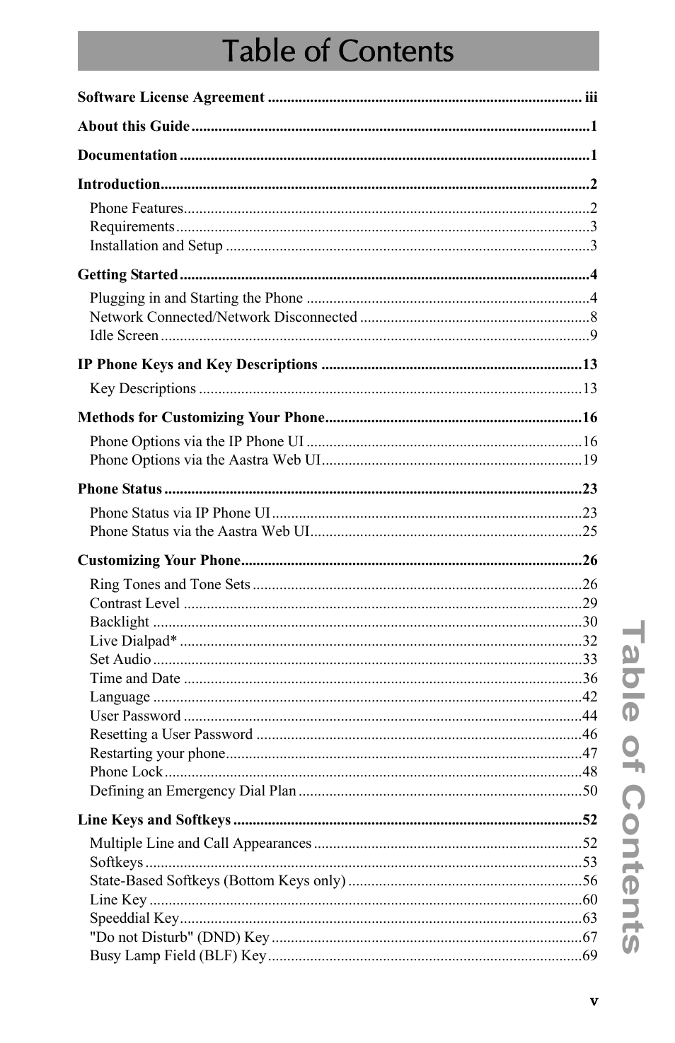 Aastra Telecom IP Phone User Manual | Page 5 / 210