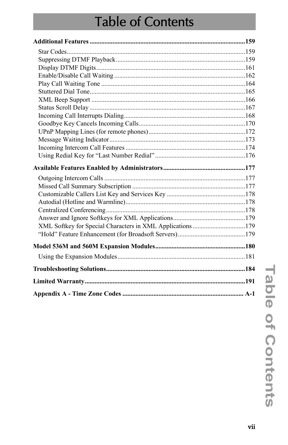 Aastra Telecom IP Phone User Manual | Page 7 / 210