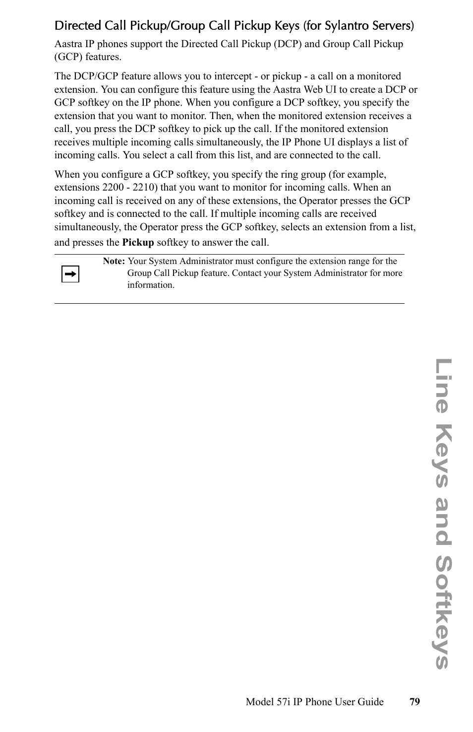 Line keys and softkeys | Aastra Telecom IP Phone User Manual | Page 87 / 210