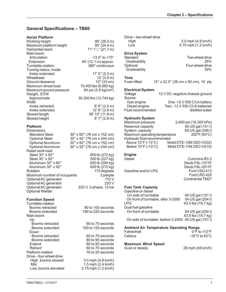 Snorkel TB85J User Manual | Page 11 / 76