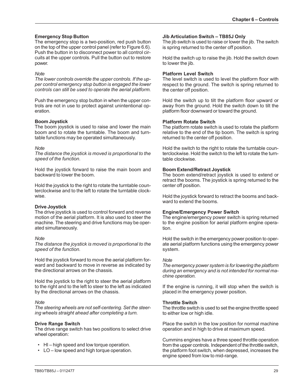 Snorkel TB85J User Manual | Page 33 / 76