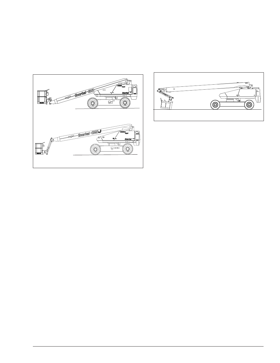Chapter 9 – stowing and transporting | Snorkel TB85J User Manual | Page 59 / 76