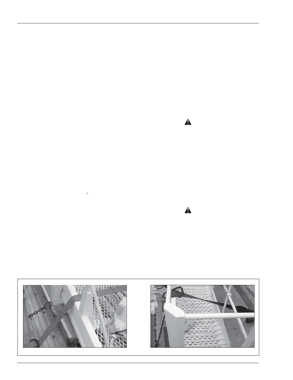 Caution | Snorkel TB85J User Manual | Page 62 / 76