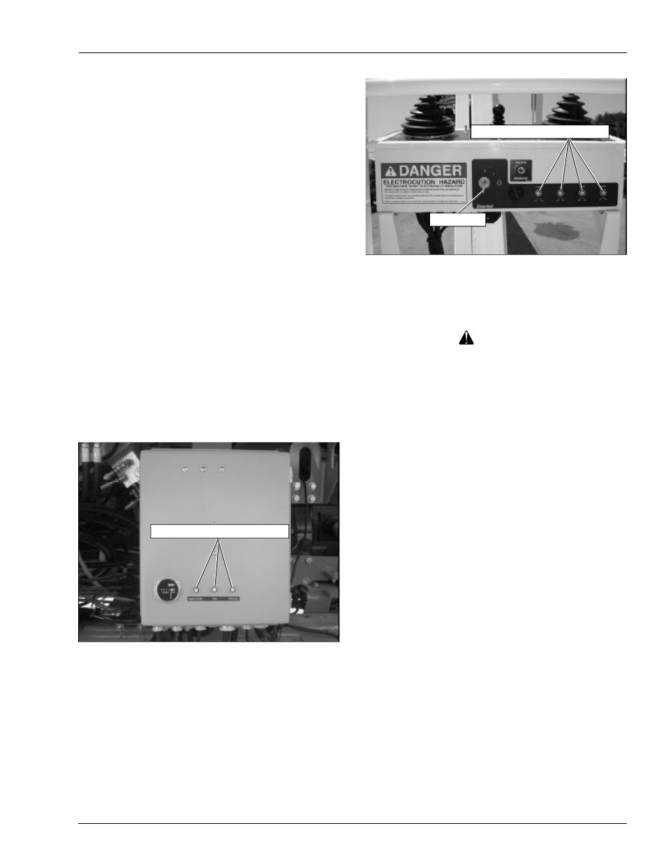 Caution | Snorkel TB85J Fixed Axle CE User Manual | Page 27 / 70