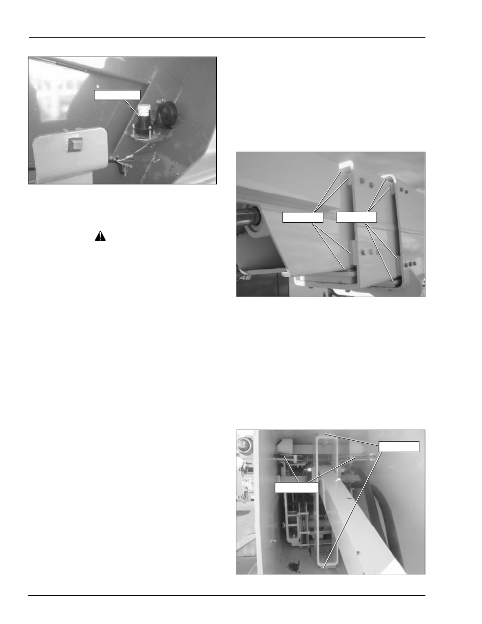 Warning | Snorkel TB85J Fixed Axle CE User Manual | Page 36 / 70