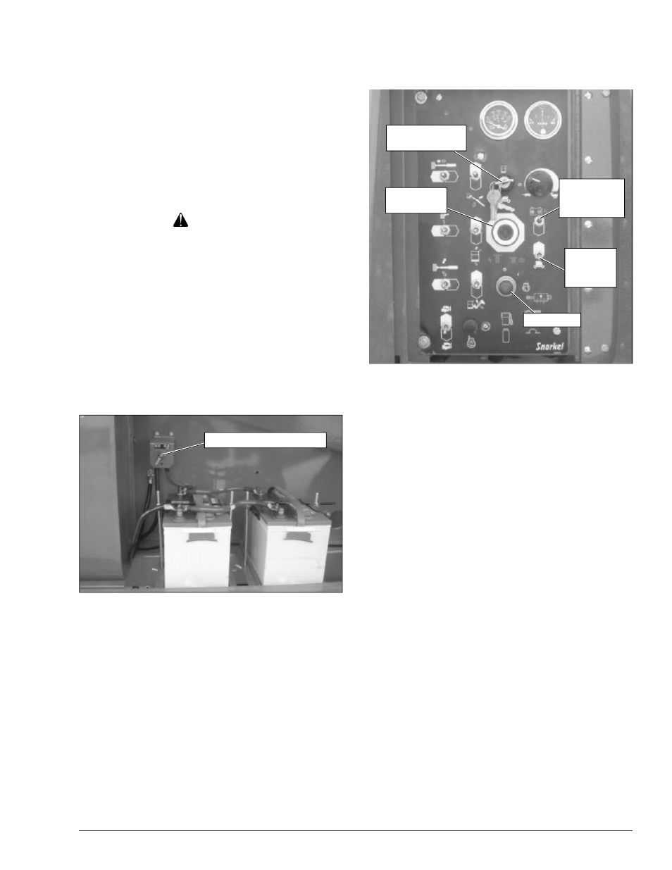 Caution, Chapter 10 – emergency operation | Snorkel TB85J Fixed Axle CE User Manual | Page 59 / 70