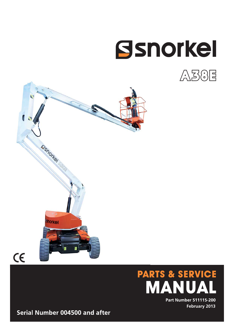 Snorkel A38E-sn004500+ User Manual | 132 pages
