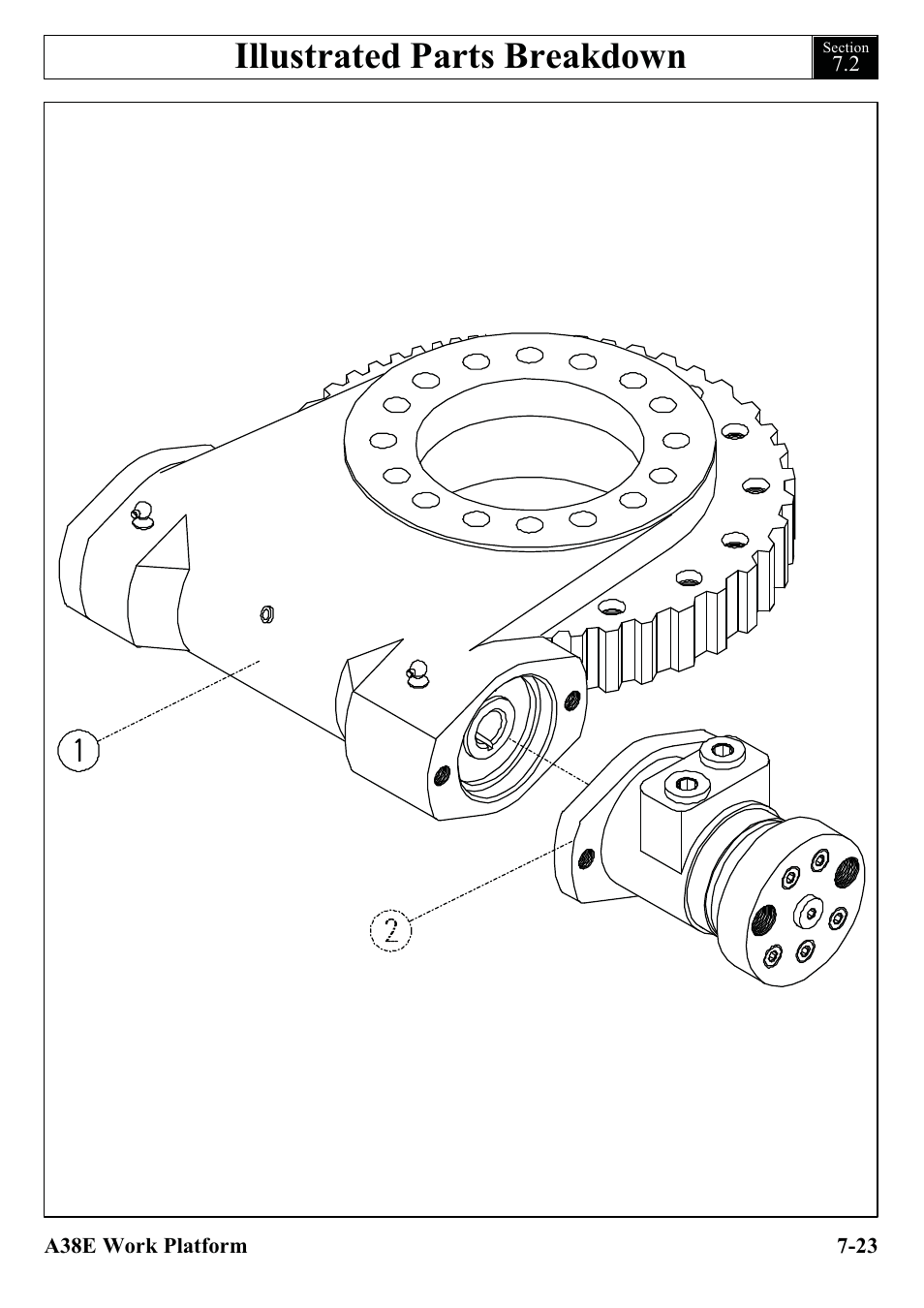 Illustrated parts breakdown | Snorkel A38E-sn004500+ User Manual | Page 101 / 132