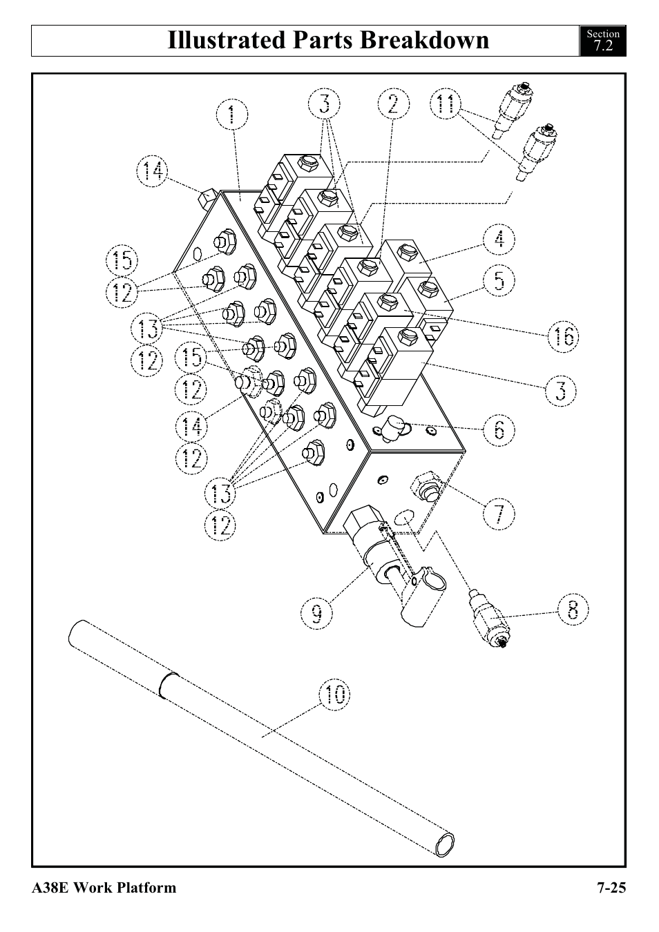 Illustrated parts breakdown | Snorkel A38E-sn004500+ User Manual | Page 103 / 132