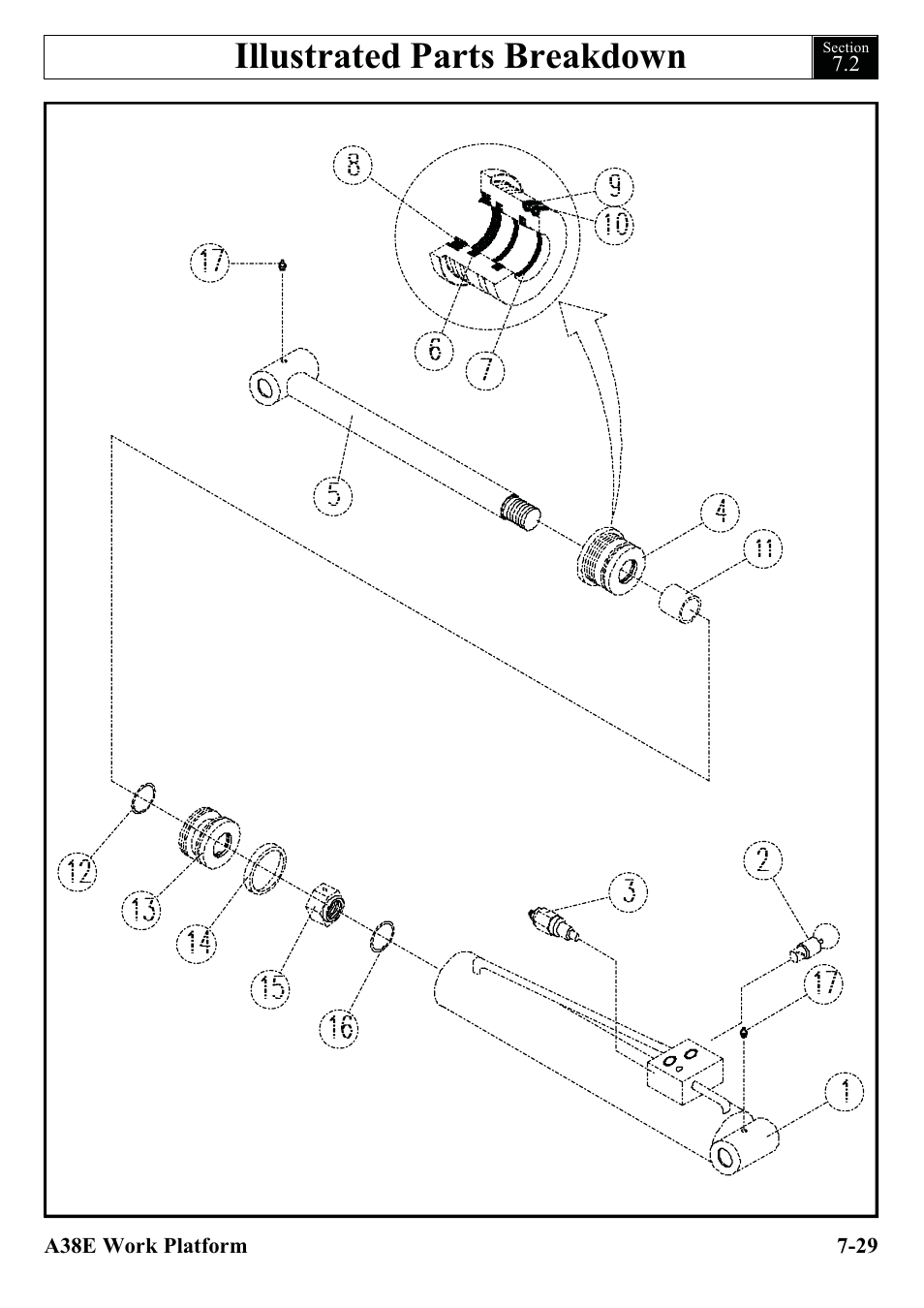 Illustrated parts breakdown | Snorkel A38E-sn004500+ User Manual | Page 107 / 132