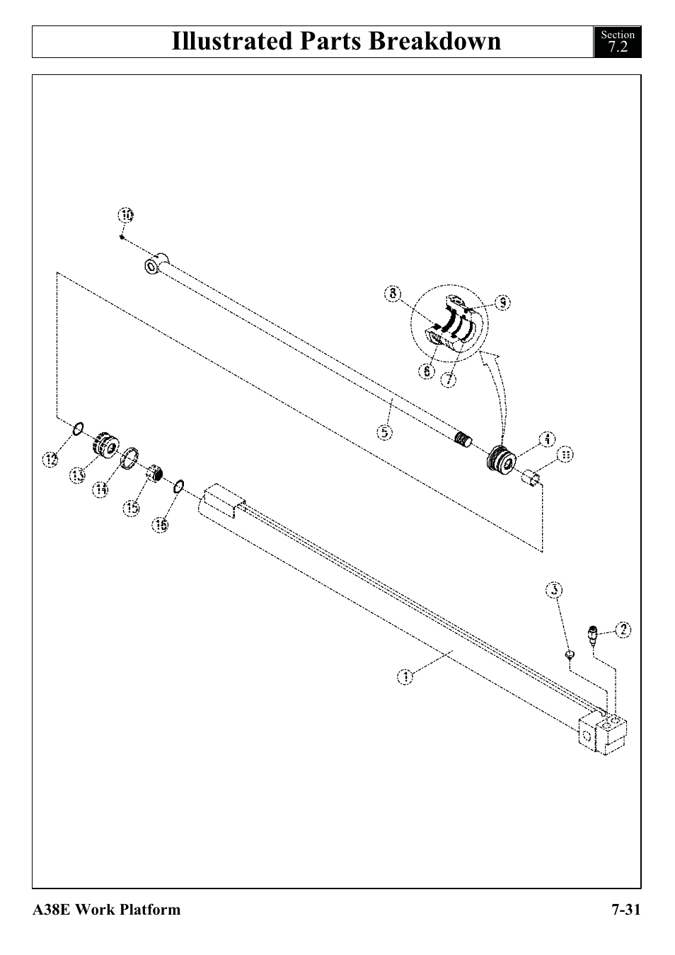 Illustrated parts breakdown | Snorkel A38E-sn004500+ User Manual | Page 109 / 132